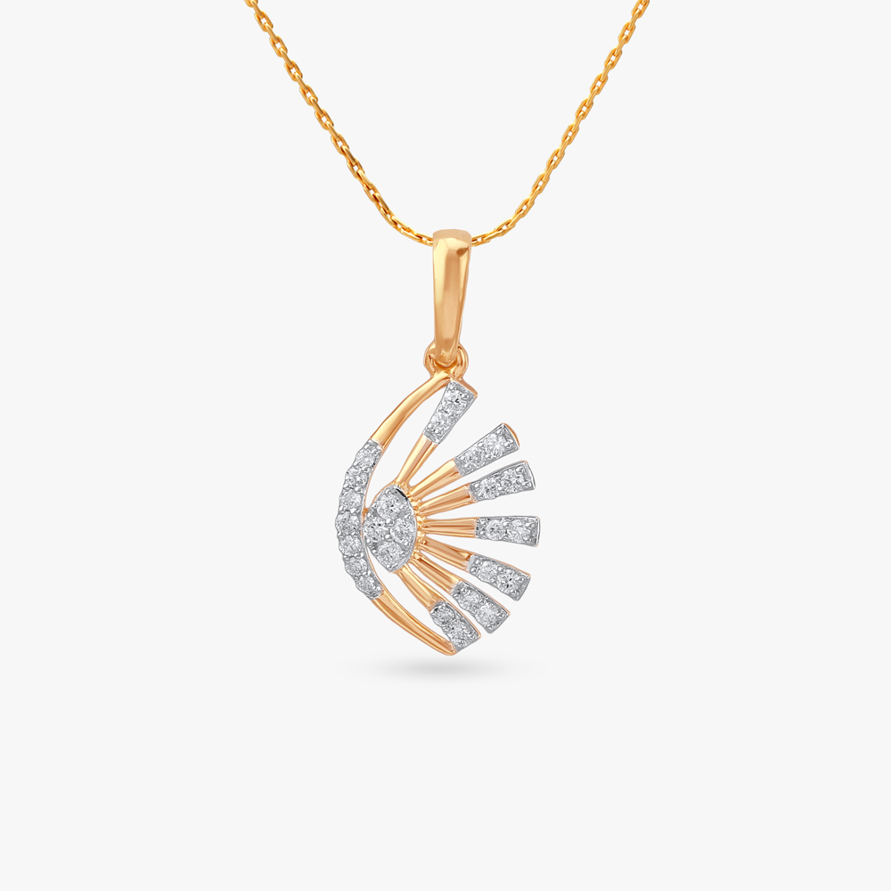 Delicate Gleam Diamond Pendant and Earrings Set,,hi-res image number null