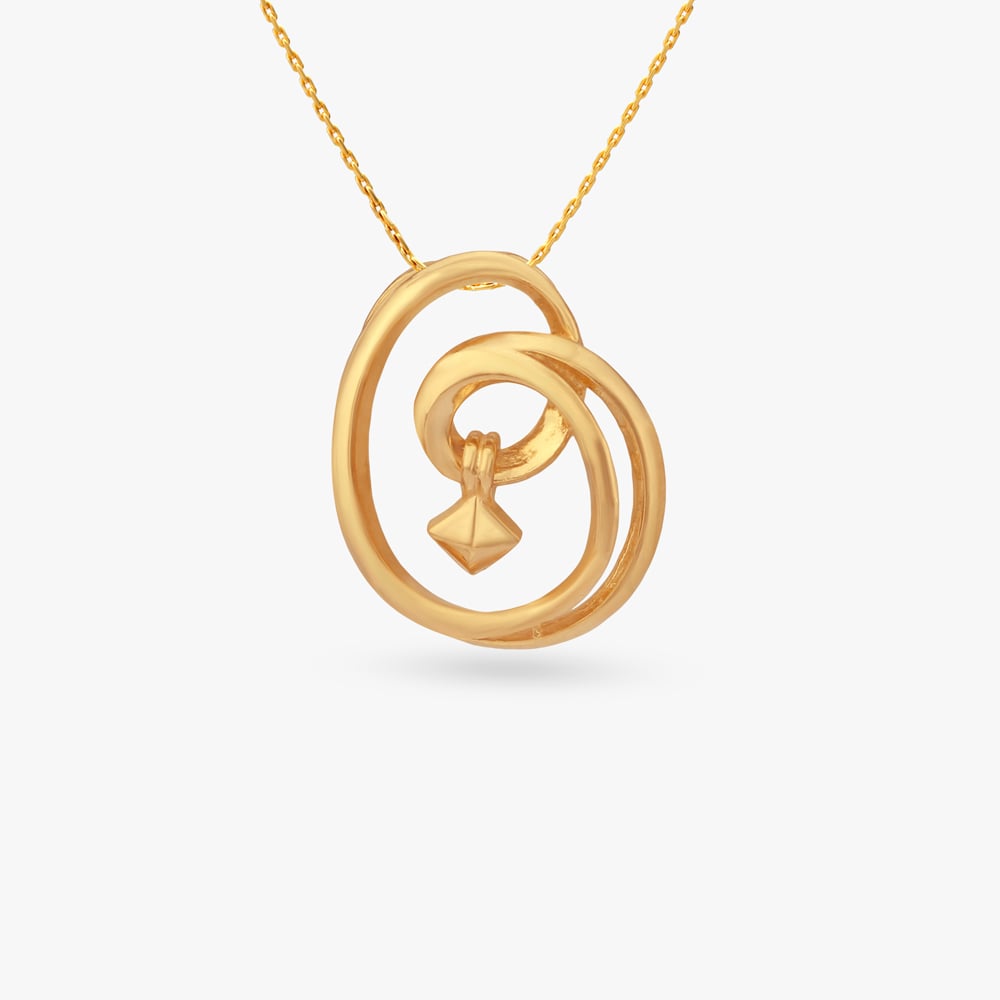 

Swirl Muse Gold Pendant