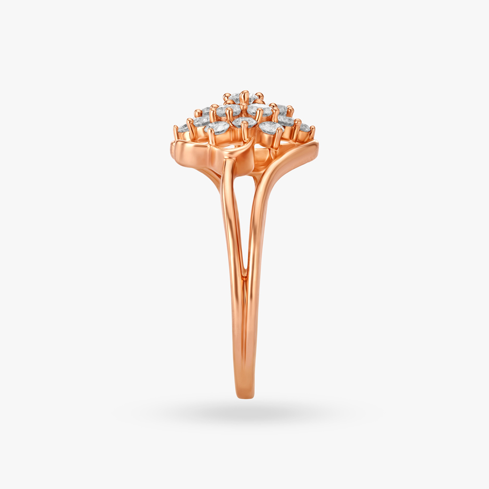 Floral Fantasy Diamond Finger Ring,,hi-res image number null