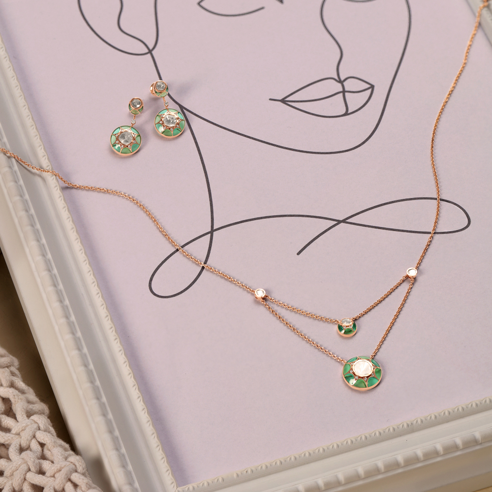 Playful Web Necklace Set,,hi-res image number null