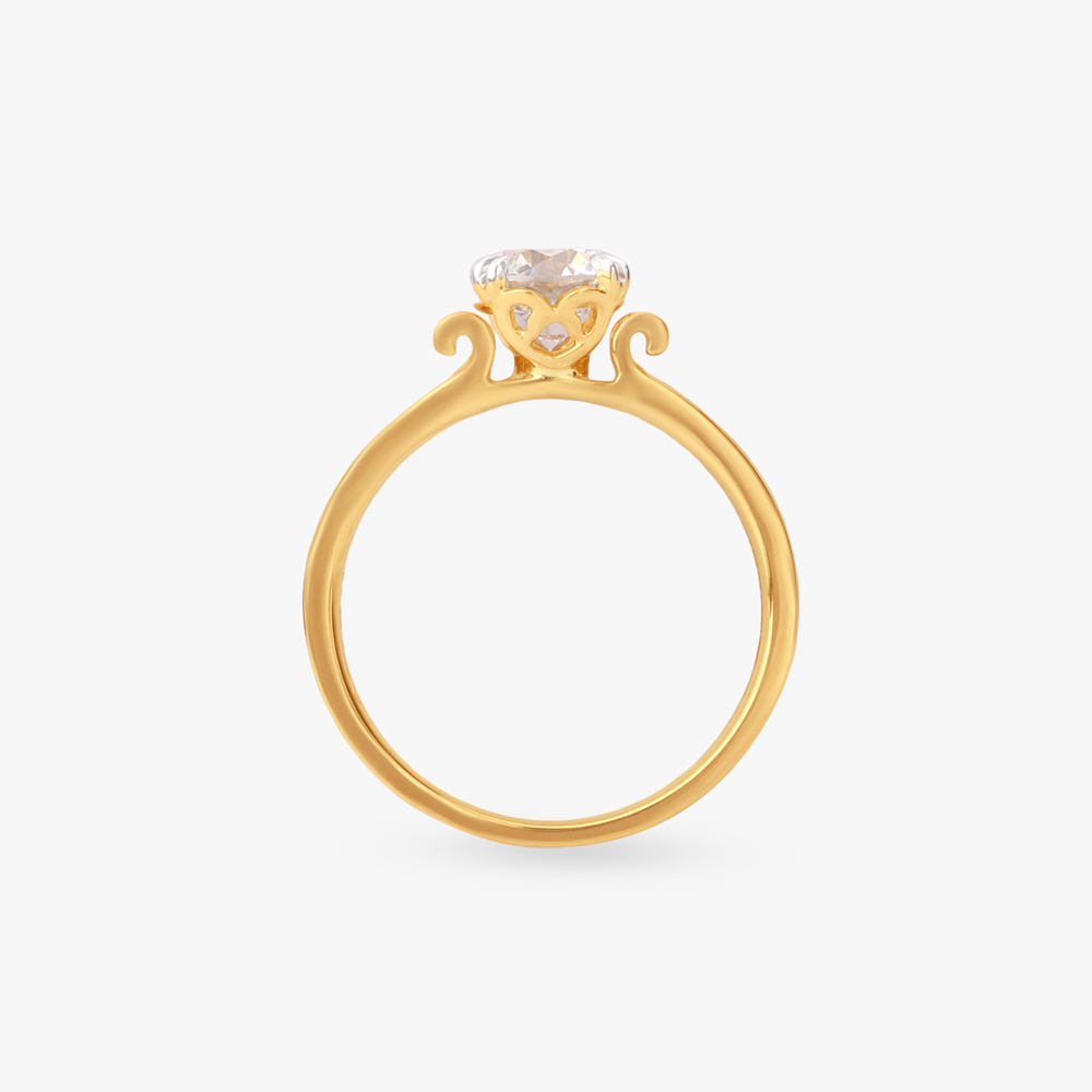 Crowned Radiance Solitaire Ring,,hi-res image number null