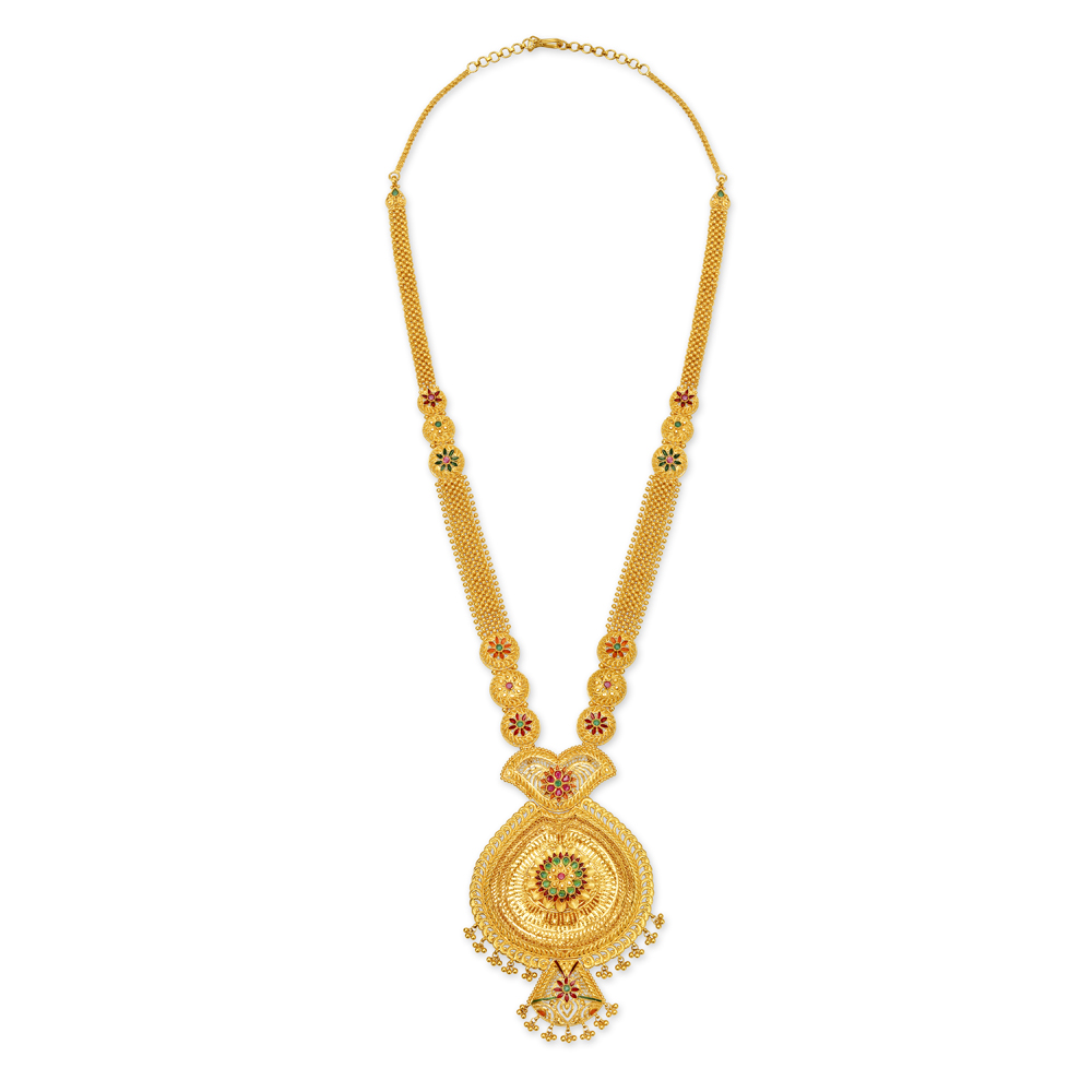 Beautiful Gold Haaram for the Indian Bride,,hi-res image number null
