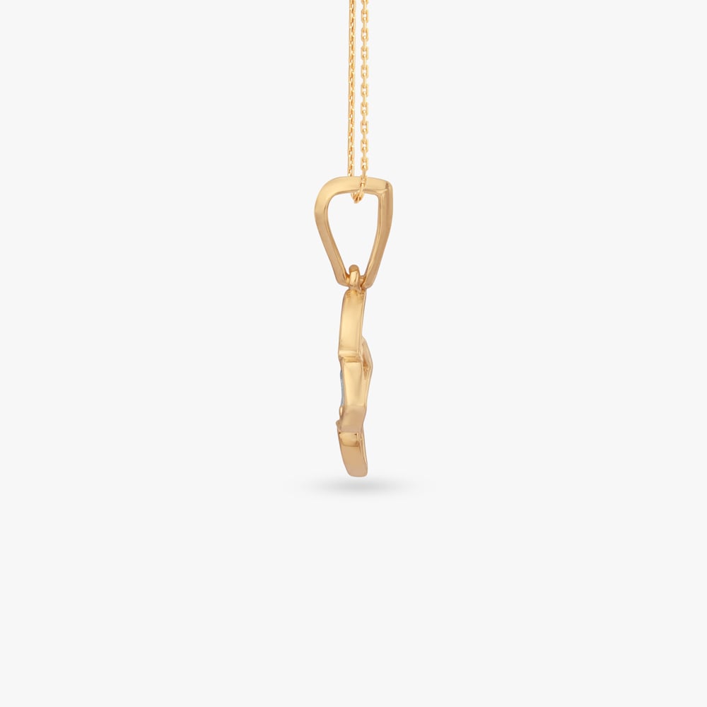 Petal Crest Diamond Pendant,,hi-res image number null