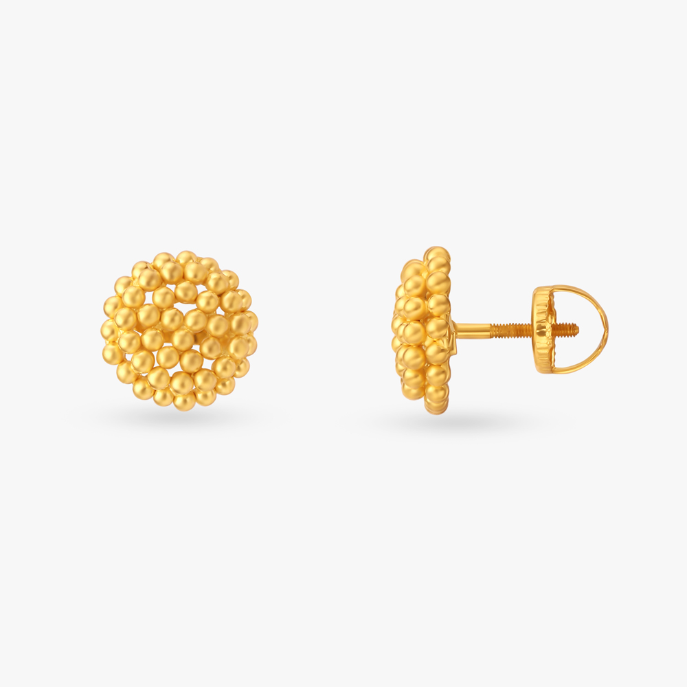 Textured Elegance Stud Earrings,,hi-res image number null