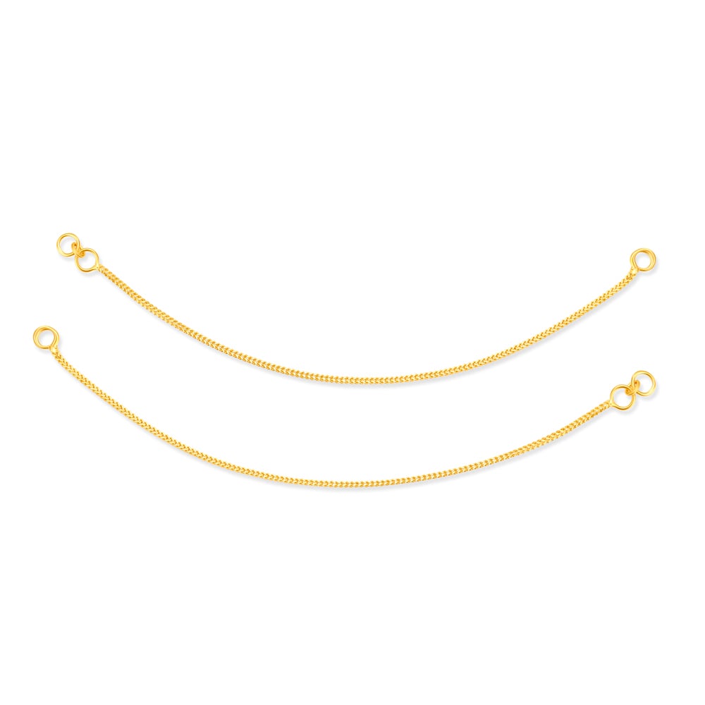 Minimalist 22 Karat Yellow Gold Chain Mattal,,hi-res image number null