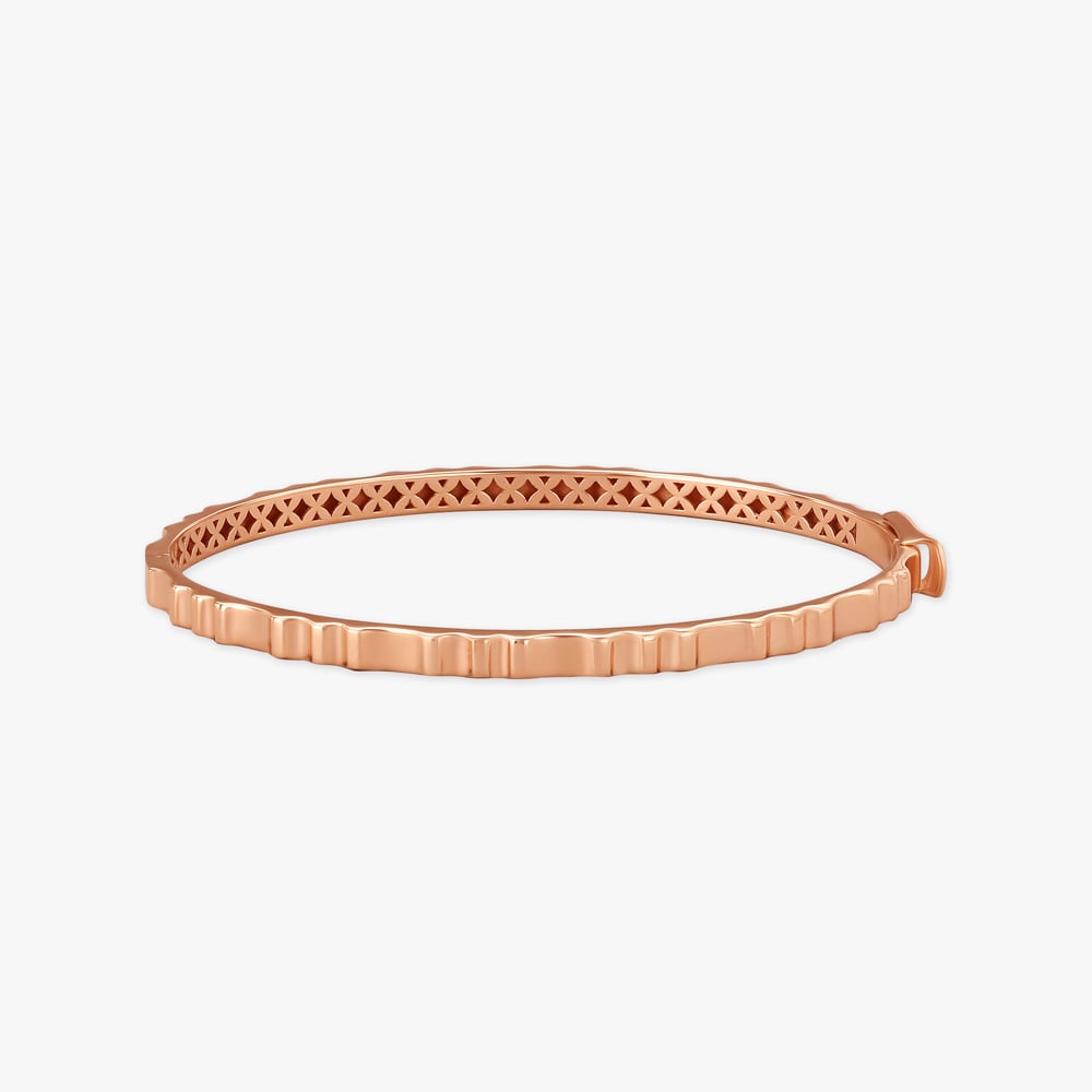 Sophisticated Chic Rose Gold Bangle,,hi-res image number null
