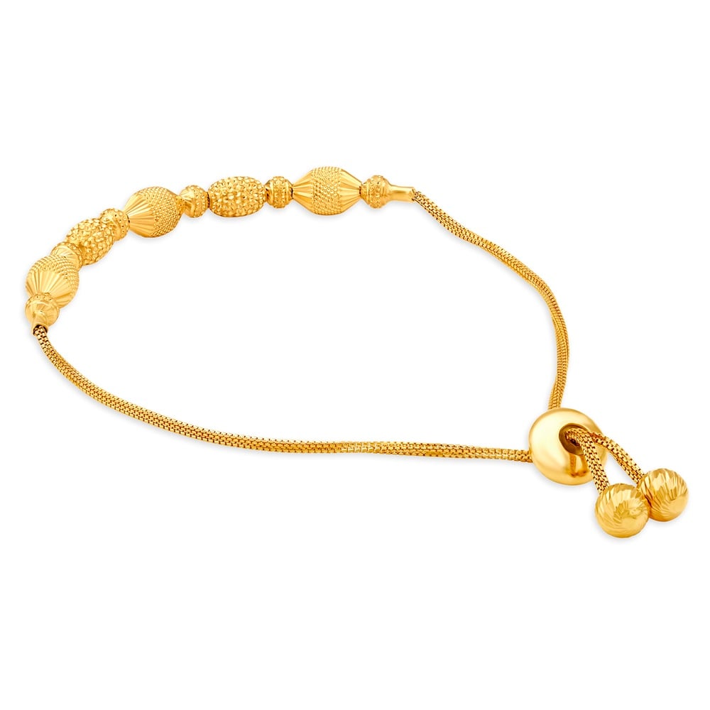 Opulent Traditional Gold Bracelet,,hi-res image number null