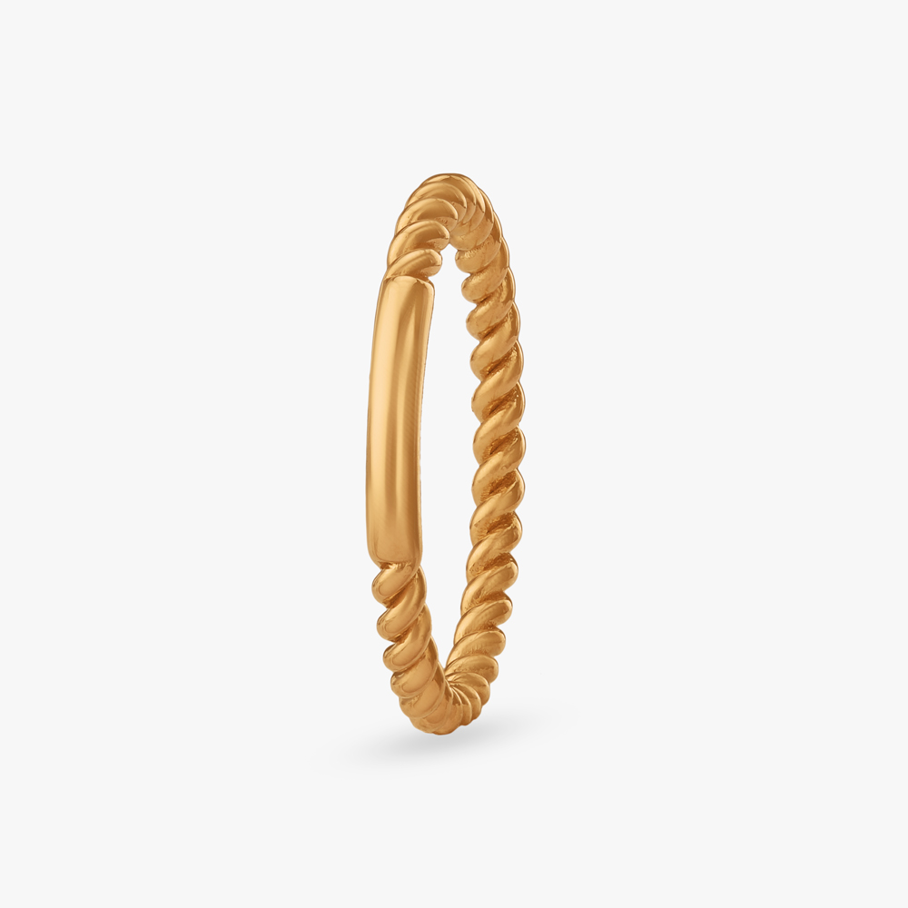 Twist Rope Gold Ring,,hi-res image number null