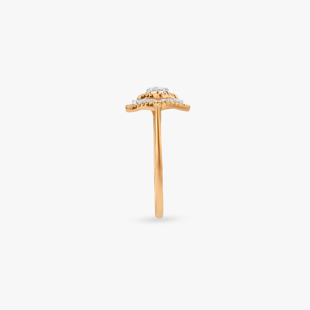 Leafy Glow Diamond Finger Ring,,hi-res image number null