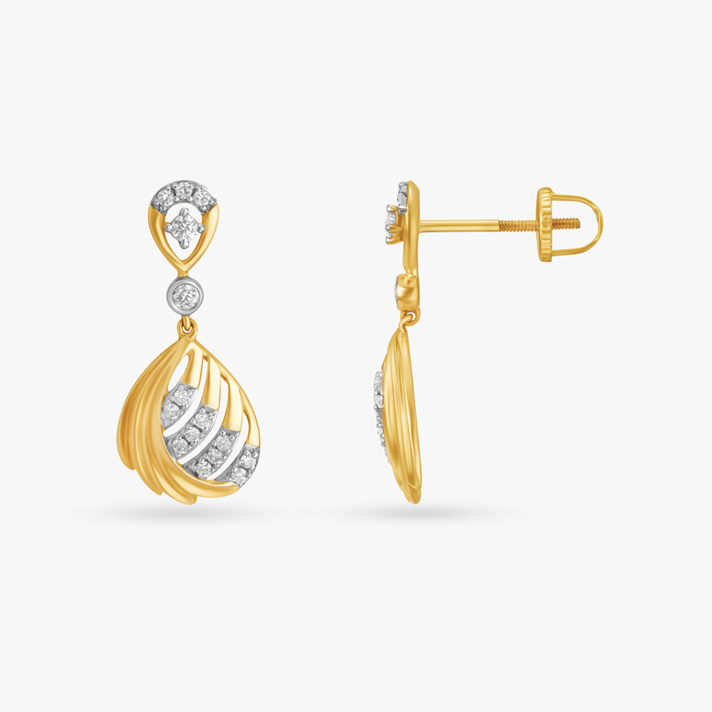 Sublime Glam Diamond Drop Earrings,,hi-res image number null