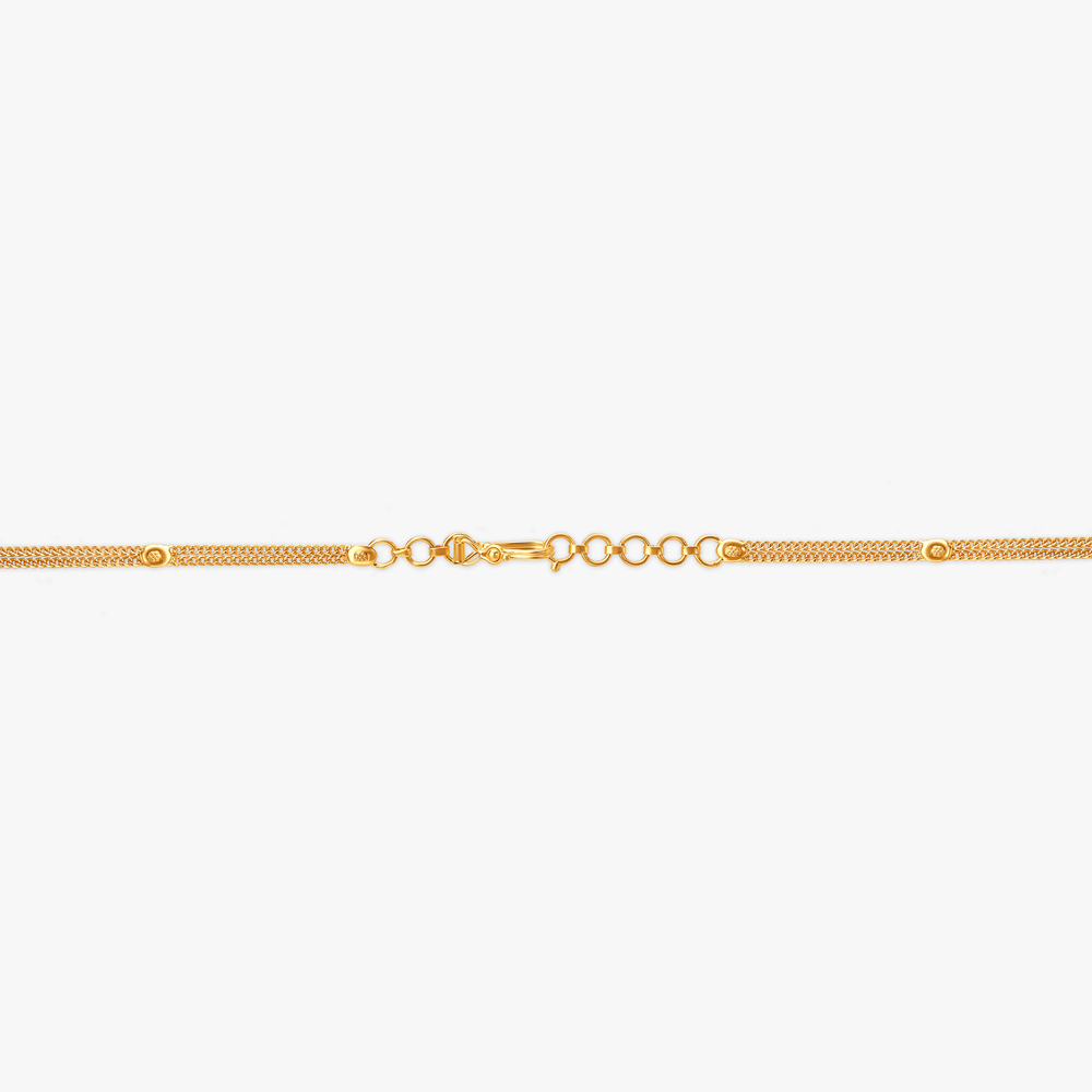Golden Cascade Lace Gold Necklace,,hi-res image number null