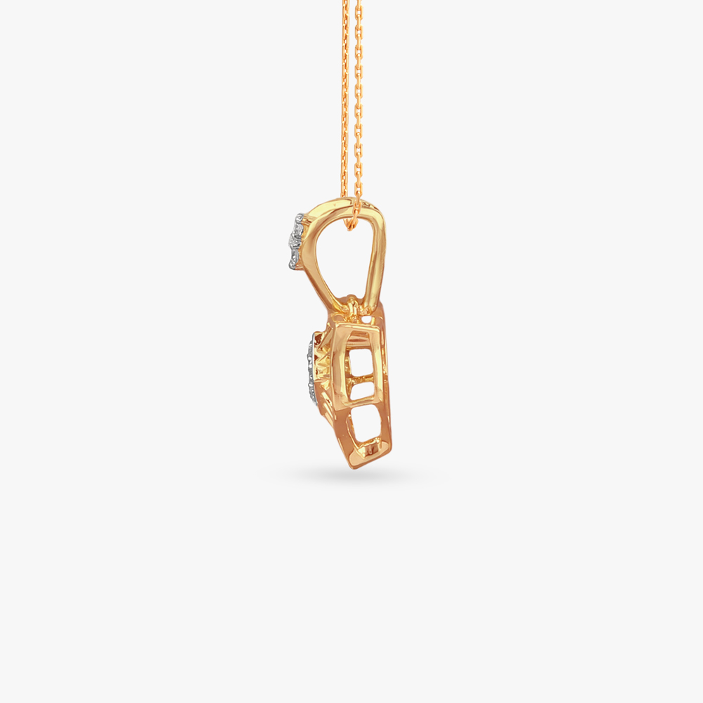 Radiant Rhombus Diamond Pendant,,hi-res image number null