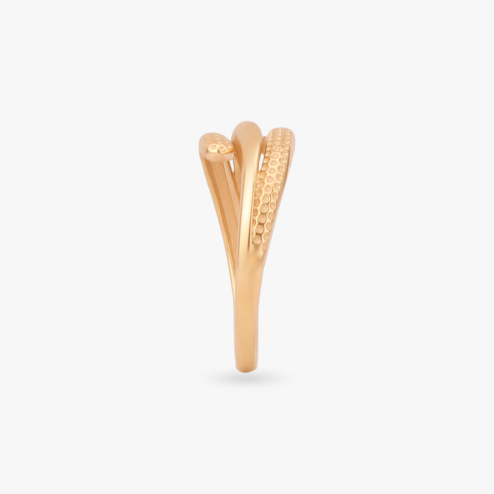 Layered Curve Gold Ring,,hi-res image number null