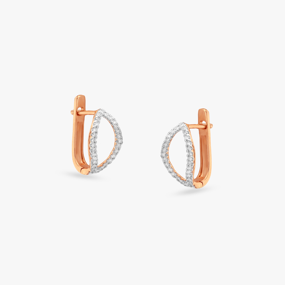 

Halo Swing Diamond Hoop Earrings