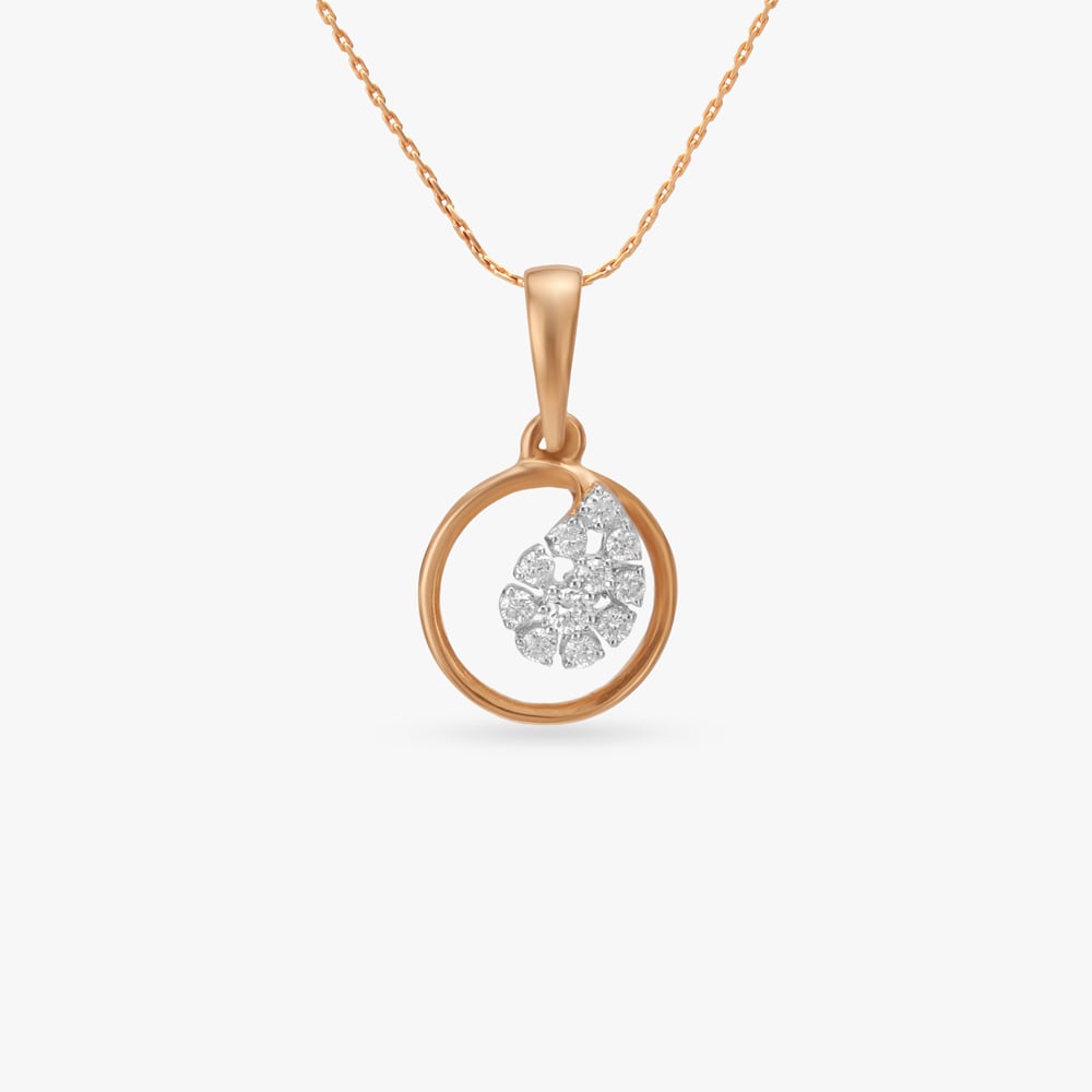 

Floating Flora Diamond Pendant