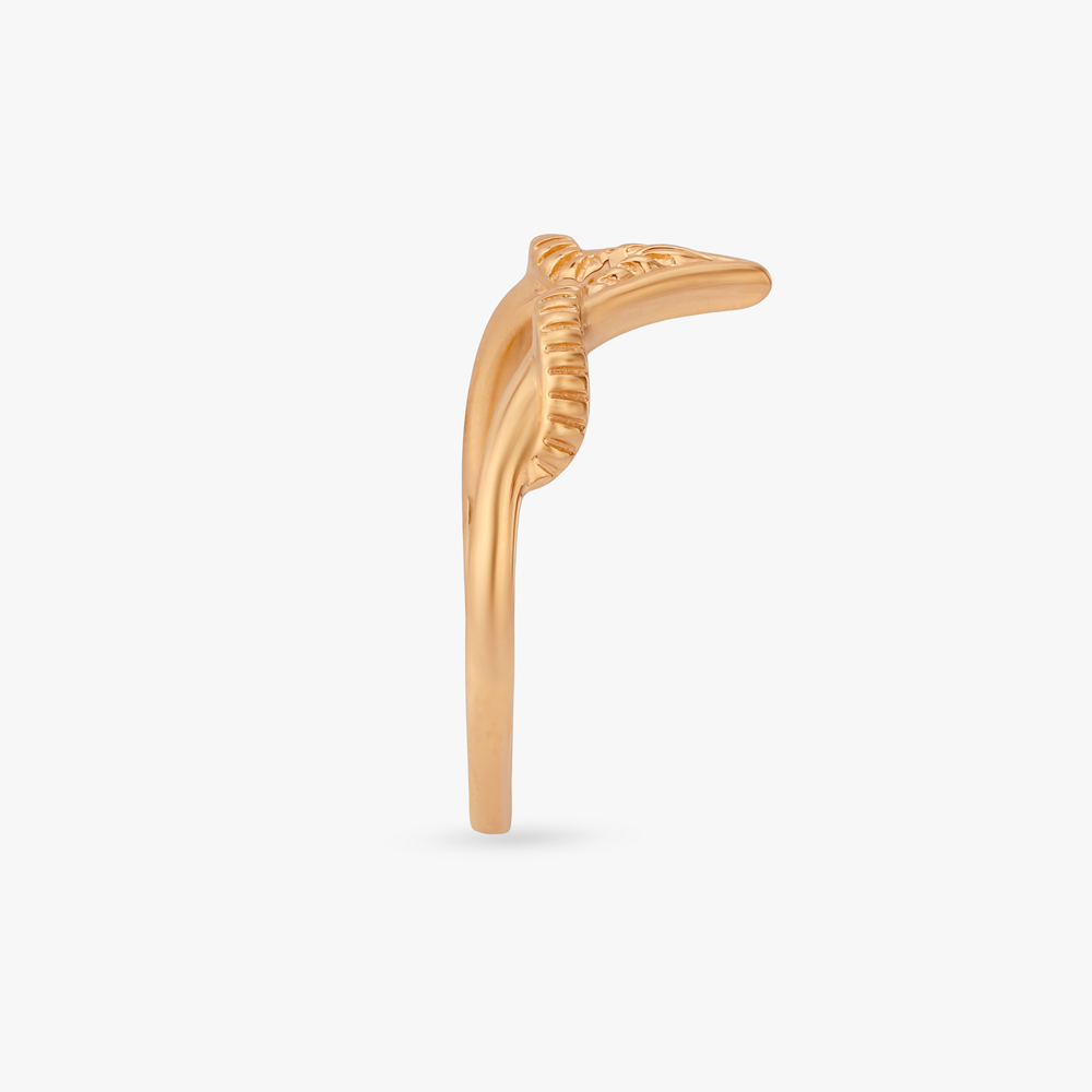Chevron Vanki Gold Ring,,hi-res image number null