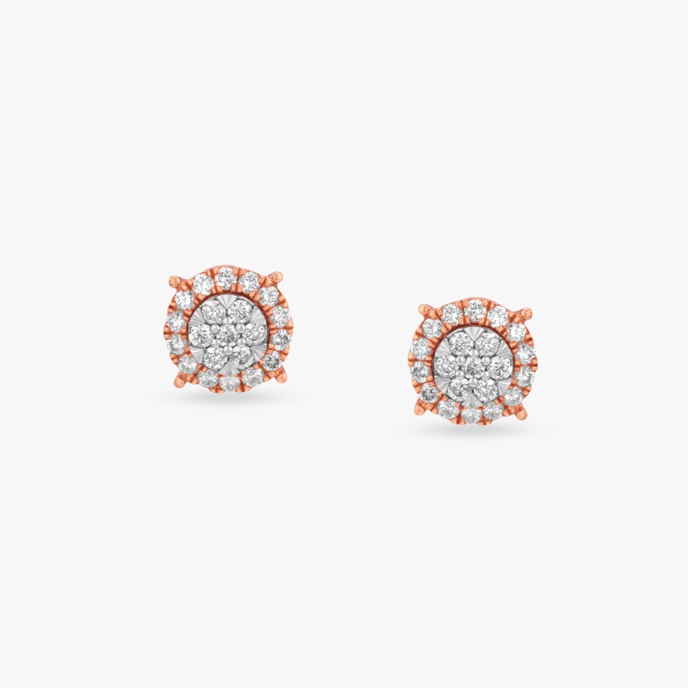 Aurora Cluster Diamond Stud Earrings,,hi-res image number null