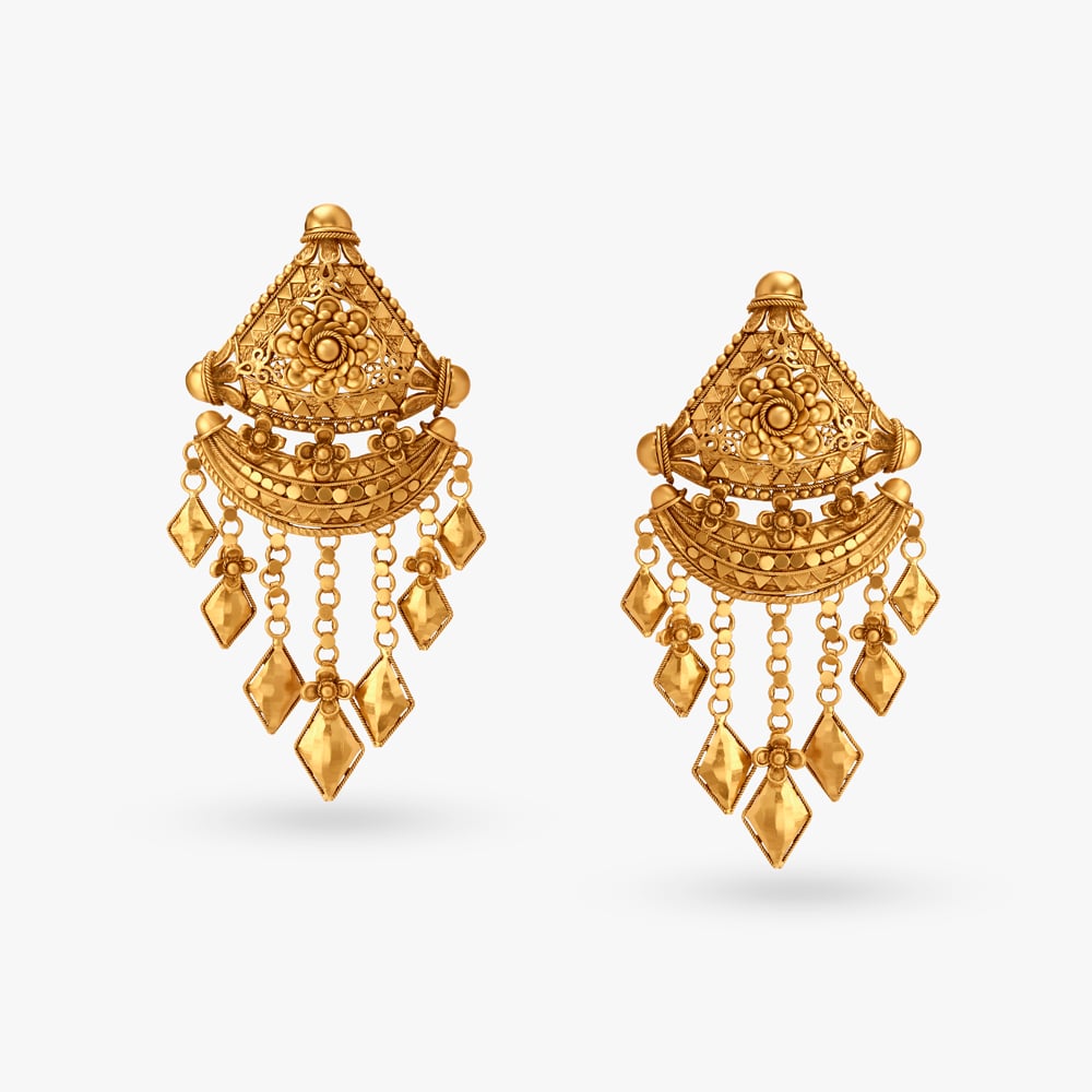 Intricately Designed Necklace Set with Jaali Work,,hi-res image number null