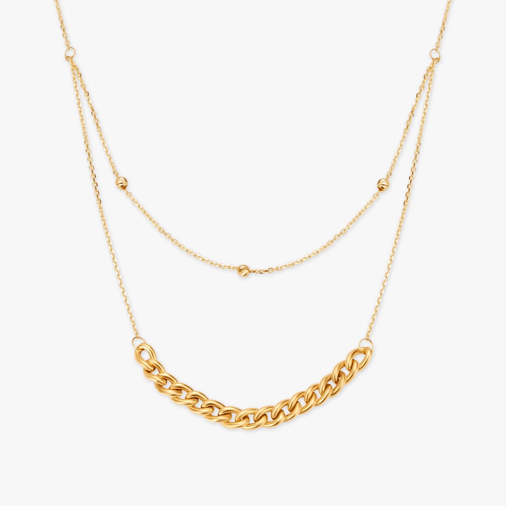 Graceful Figaro Layered Necklace,,hi-res image number null