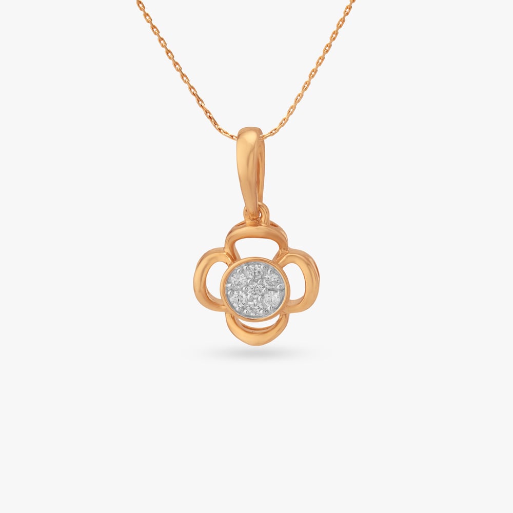Bloom Circle Diamond Pendant,,hi-res image number null