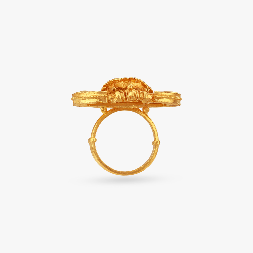 Mysterious Palatial Gold Ring,,hi-res image number null