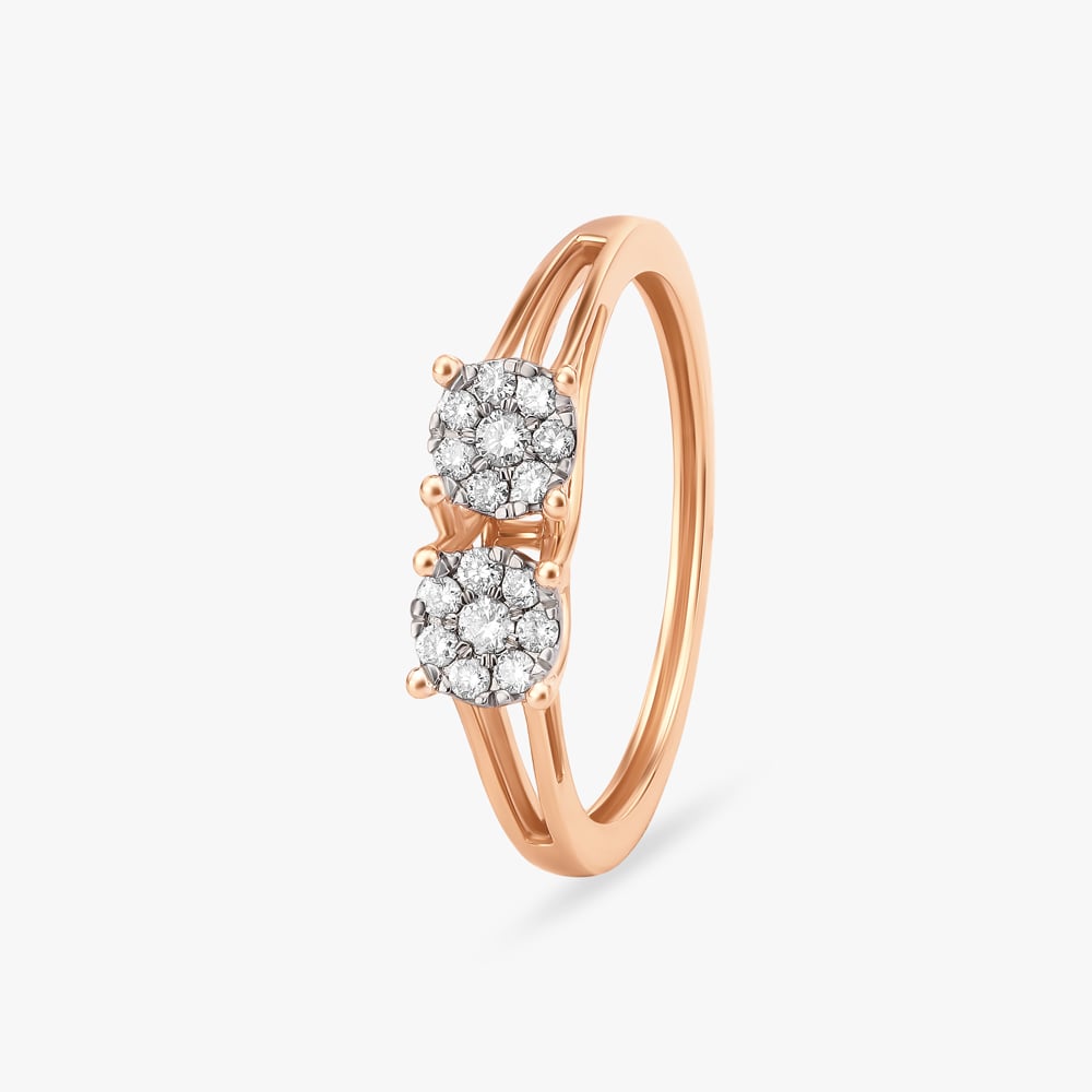 Unity Blossom Diamond Finger Ring