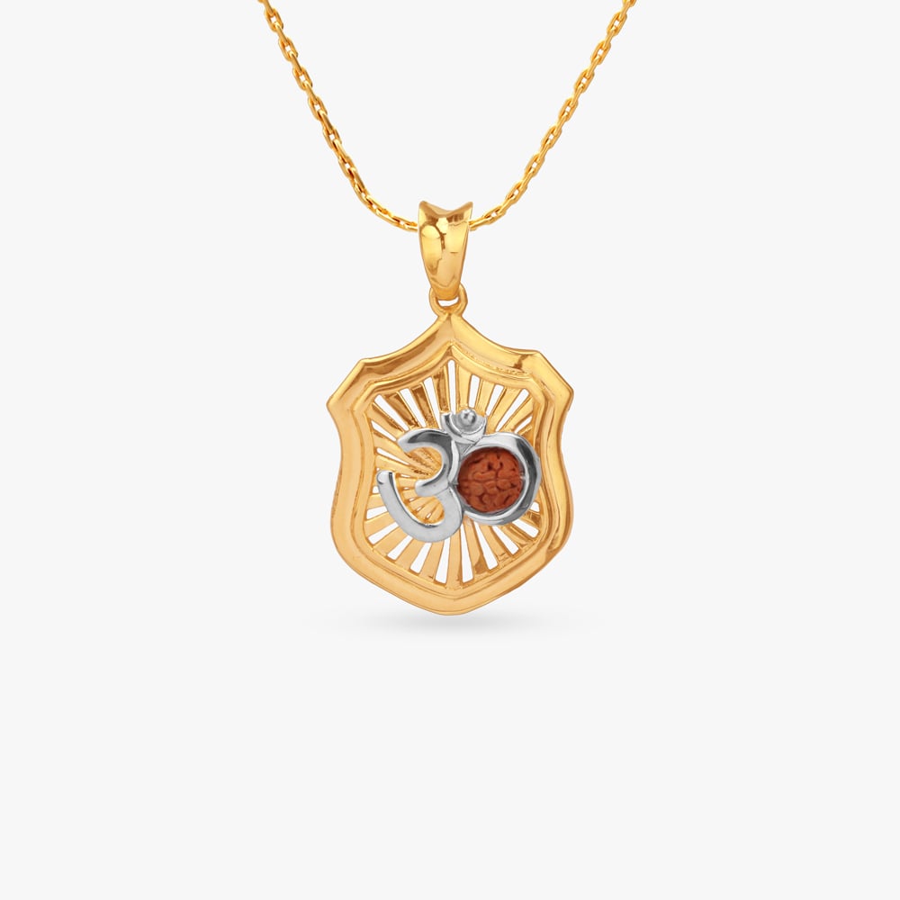 

Radiant Om Gold Pendant