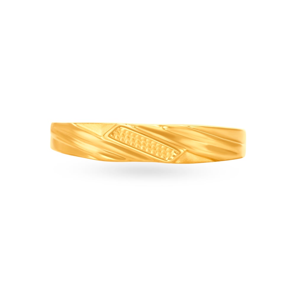 Subtle Minimalistic Gold Ring for Men,,hi-res image number null