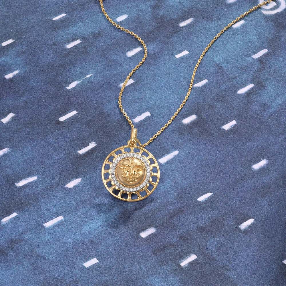 Divine Sun Radiance Diamond Pendant,,hi-res image number null