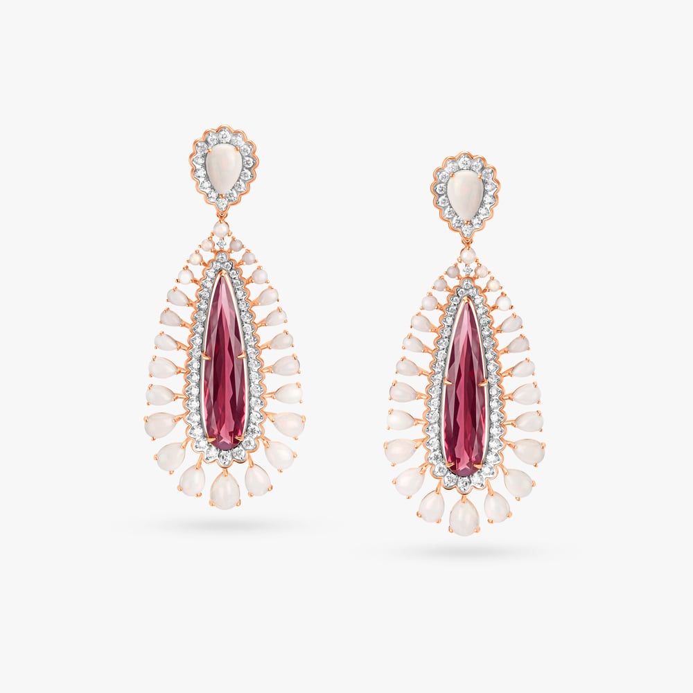 Crimson Ravine Drop Earrings,,hi-res image number null