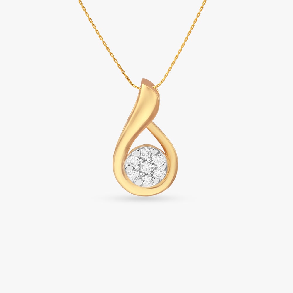 Flame Embrace Diamond Pendant,,hi-res image number null
