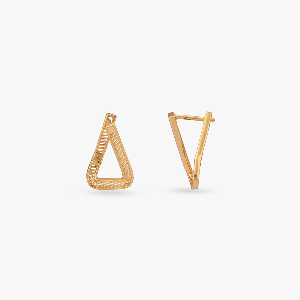 Urban Frame Gold Hoop Earrings,,hi-res image number null