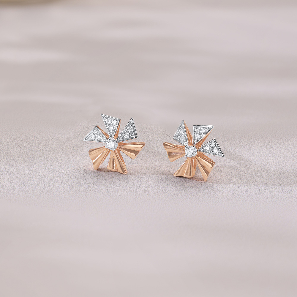 Pinwheel Pop Diamond Earrings,,hi-res image number null