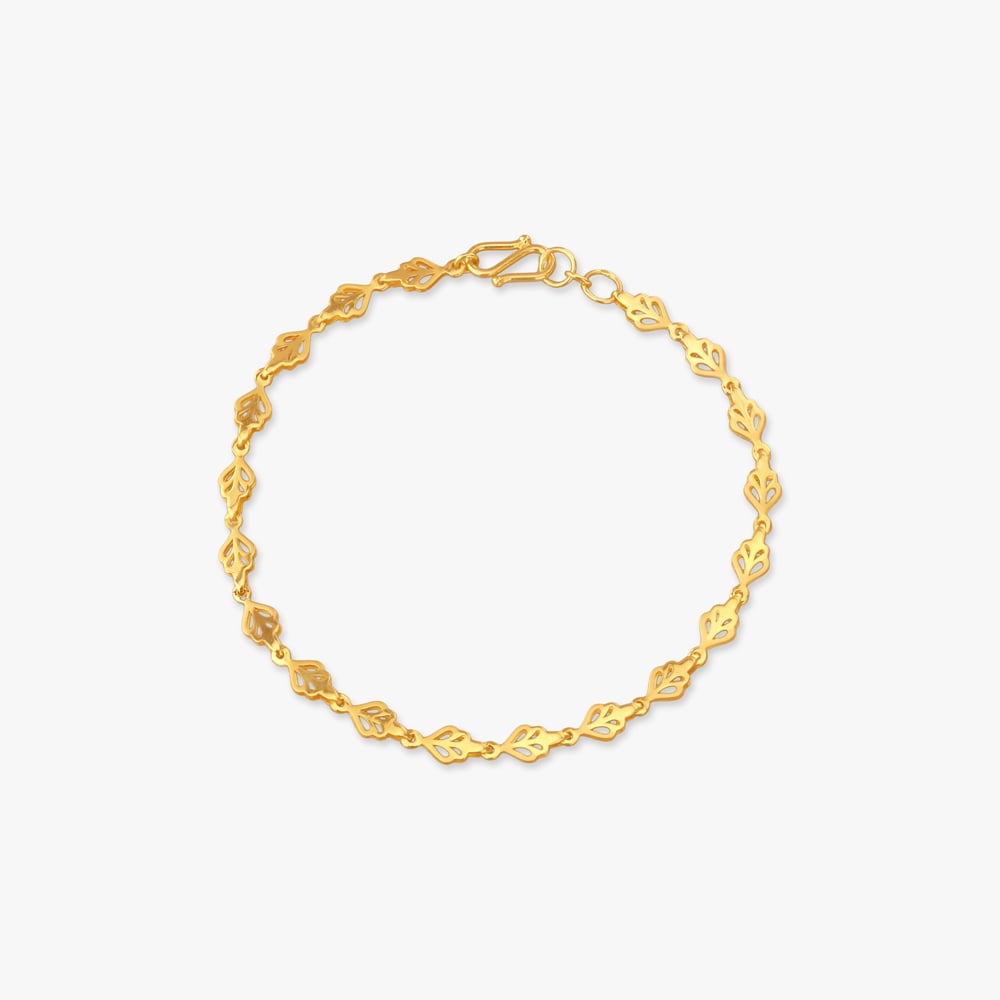 

Fluid Vine Gold Bracelet