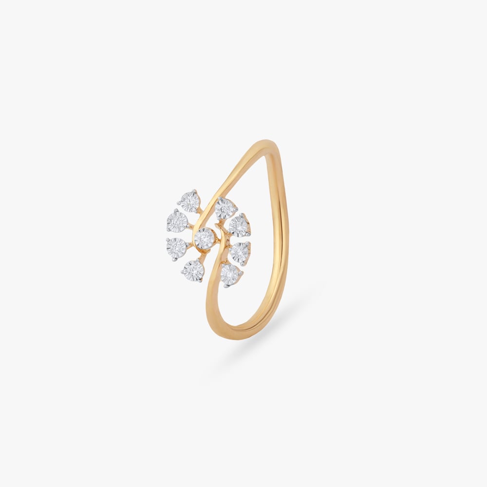

Petal Orbit Diamond Ring