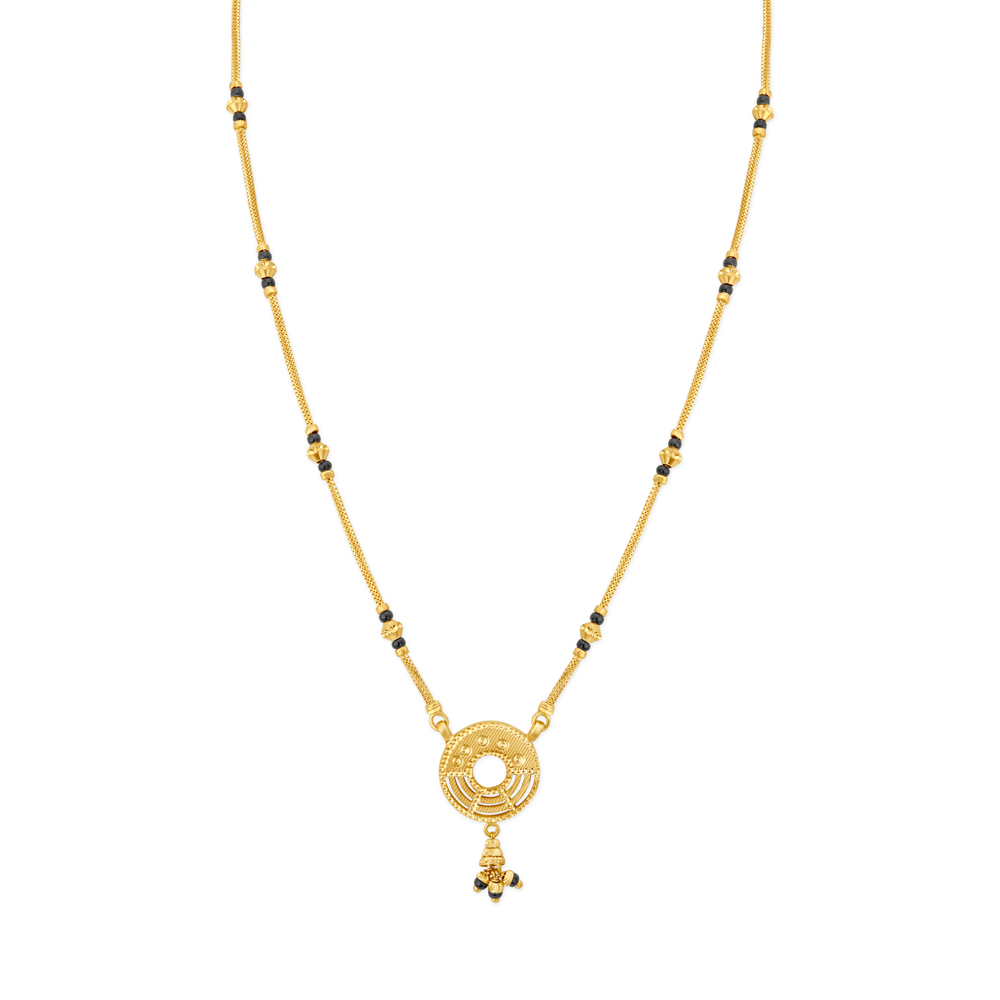 Eclectic Wheel Mangalsutra,,hi-res image number null