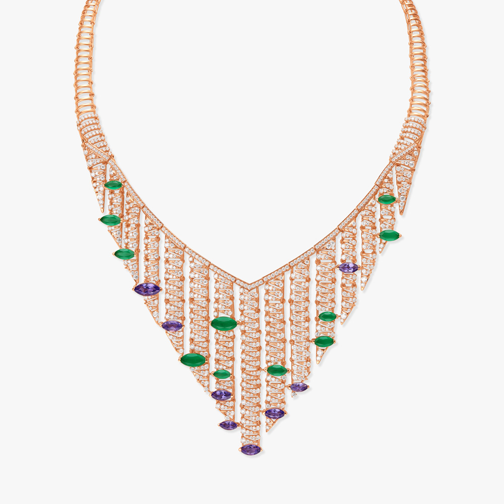 Flight of Fancy Diamond Necklace Set,,hi-res image number null
