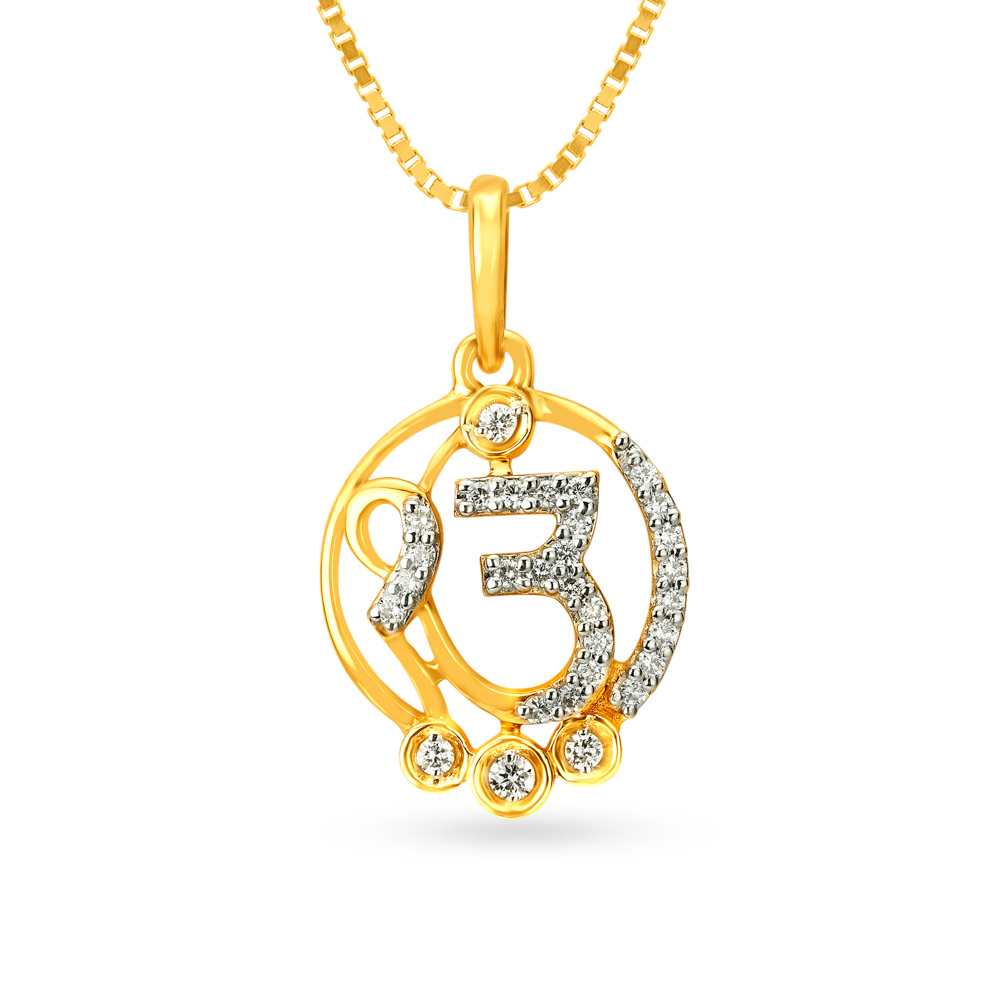 Tanishq ek onkar best sale pendant