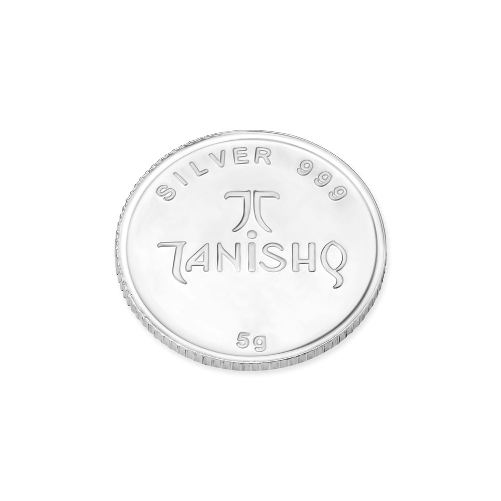5 Grams Goddess Laxmi Silver Coin,,hi-res image number null