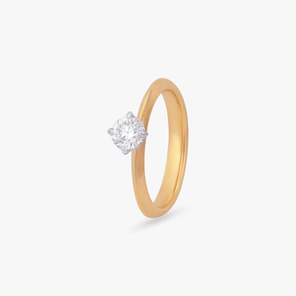 

Radiant Flame Solitaire Ring