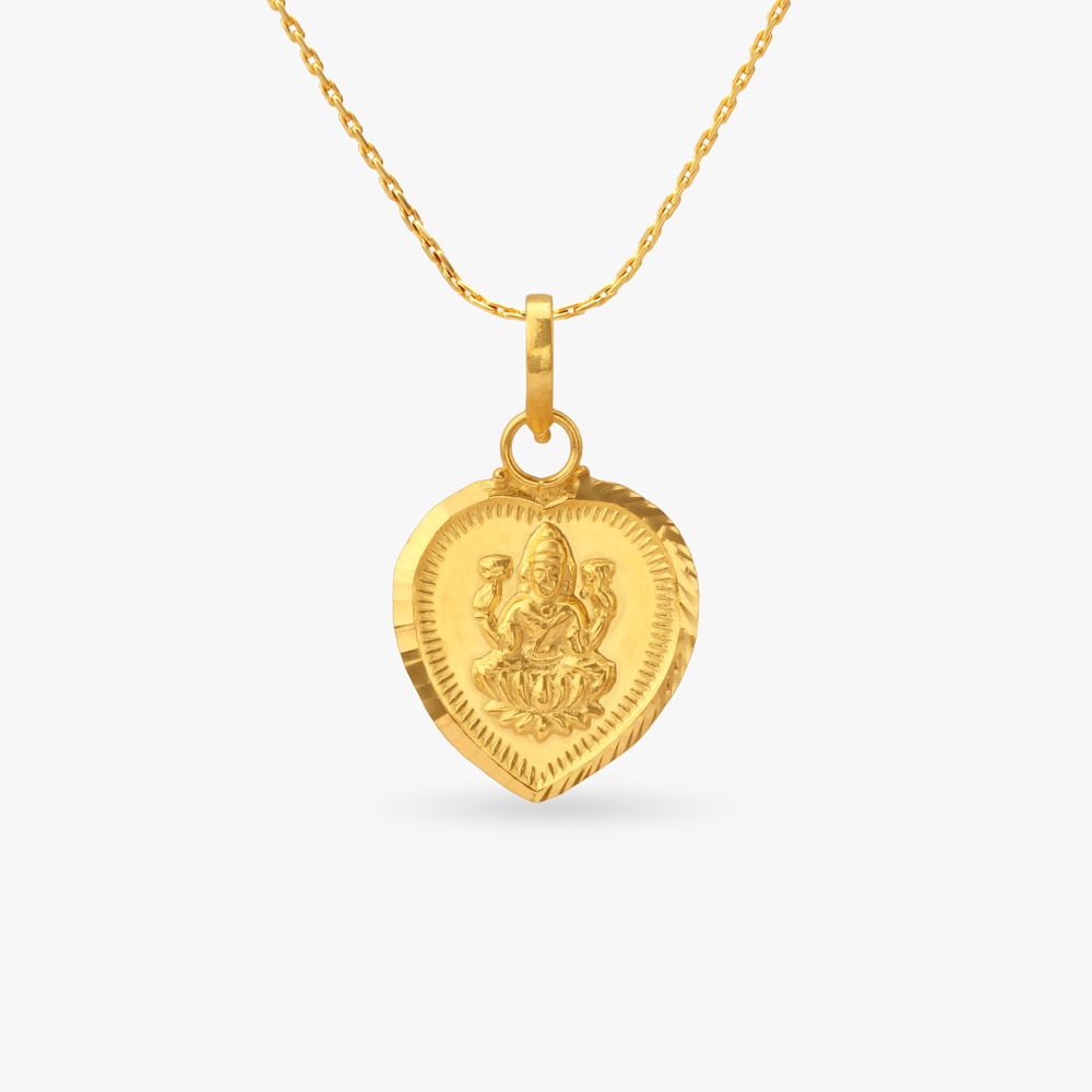 

Shree Mahalakshmi Gold Pendant