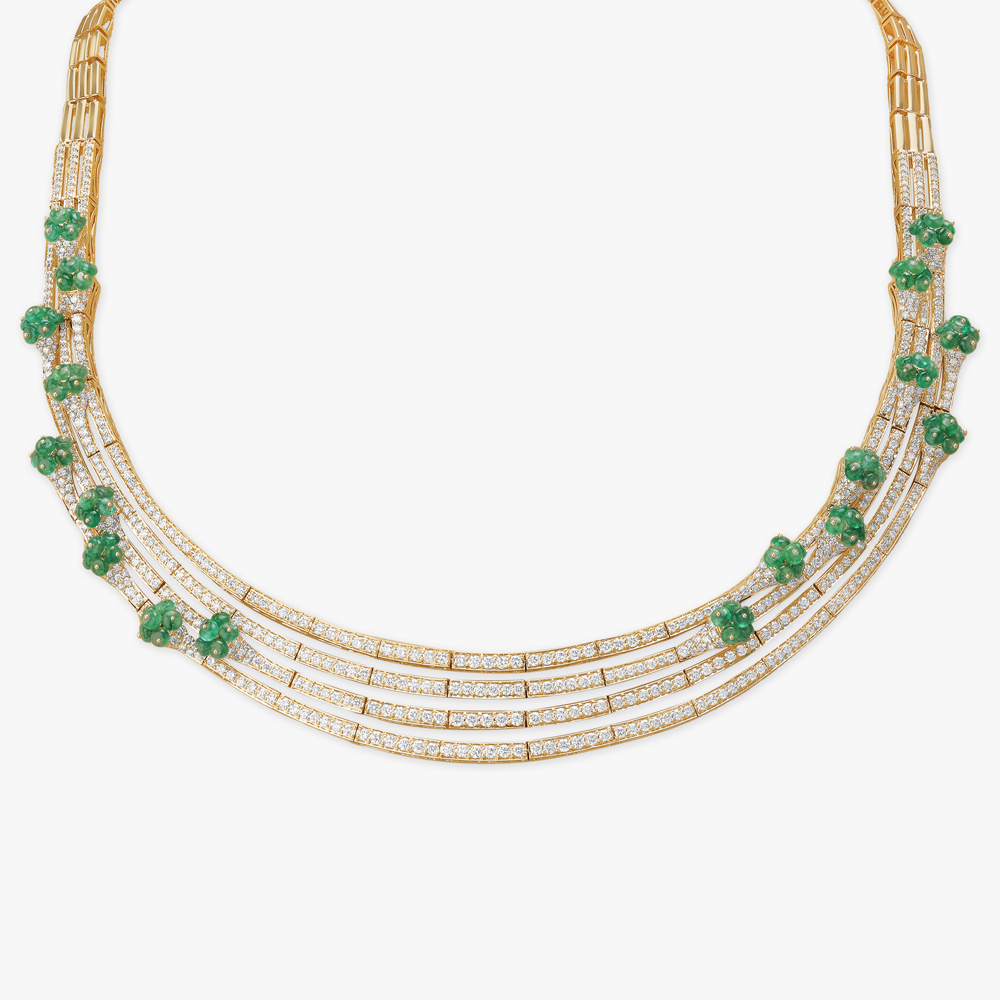 Verdant Grove Diamond Necklace Set,,hi-res image number null