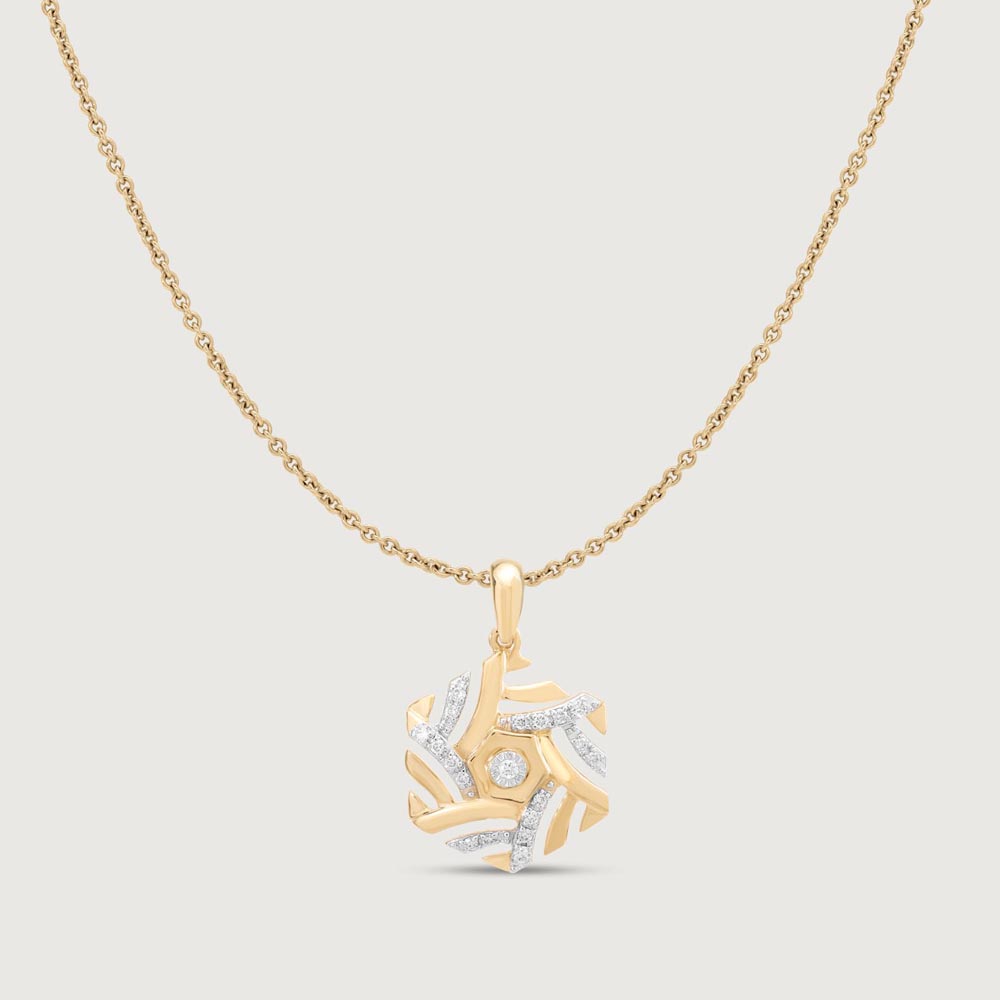 Hexagon Gleam Diamond Pendant,,hi-res image number null
