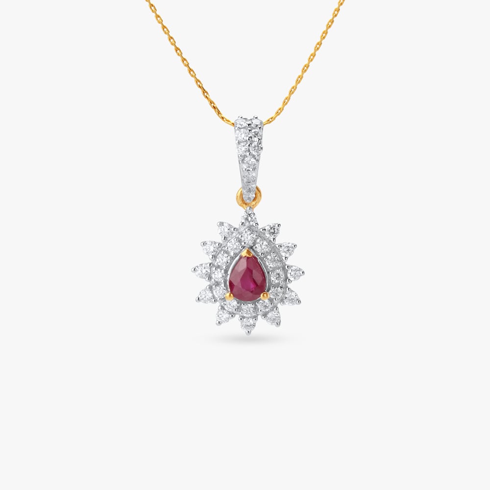 Dazzling Bloom Diamond Pendant and Earrings Set,,hi-res image number null
