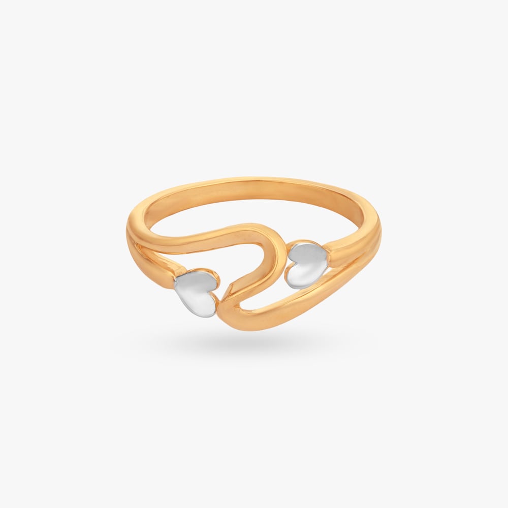 Flow Elegance Gold Ring,,hi-res image number null