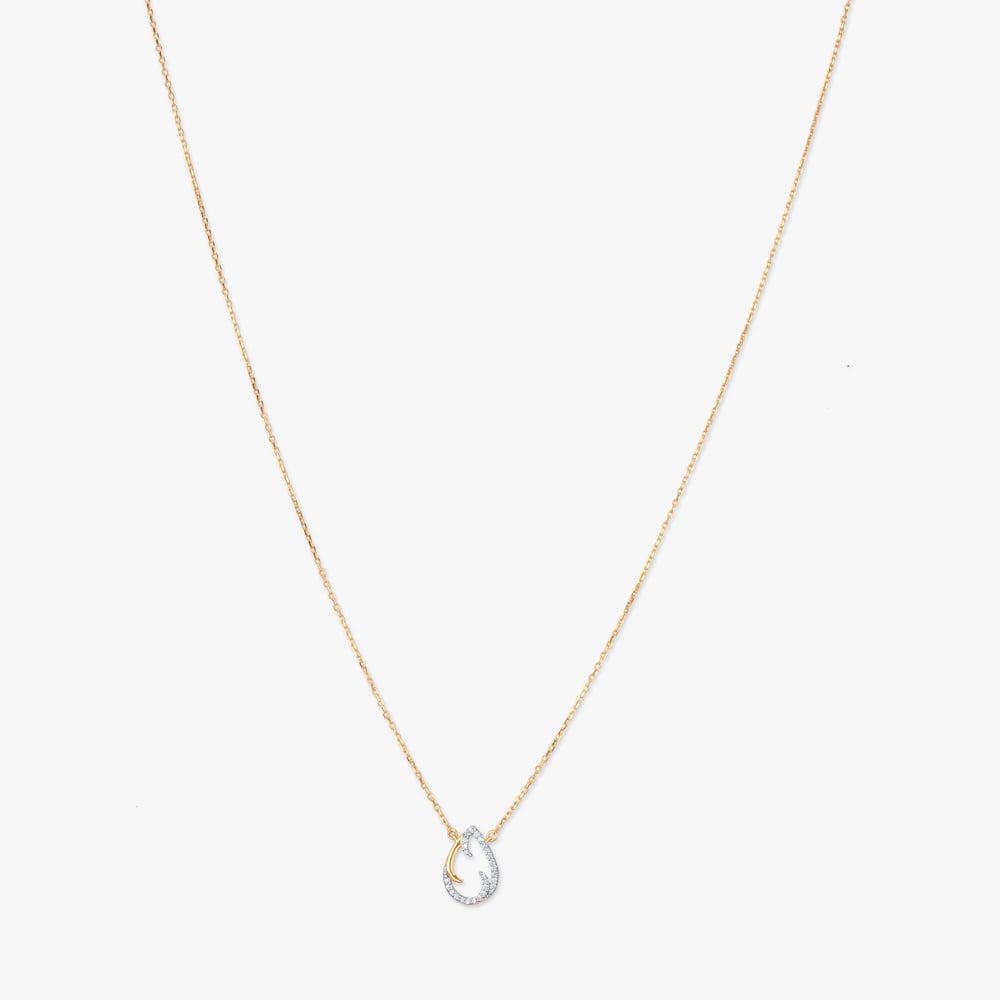 Whispering Flame Diamond Pendant with Chain,,hi-res image number null