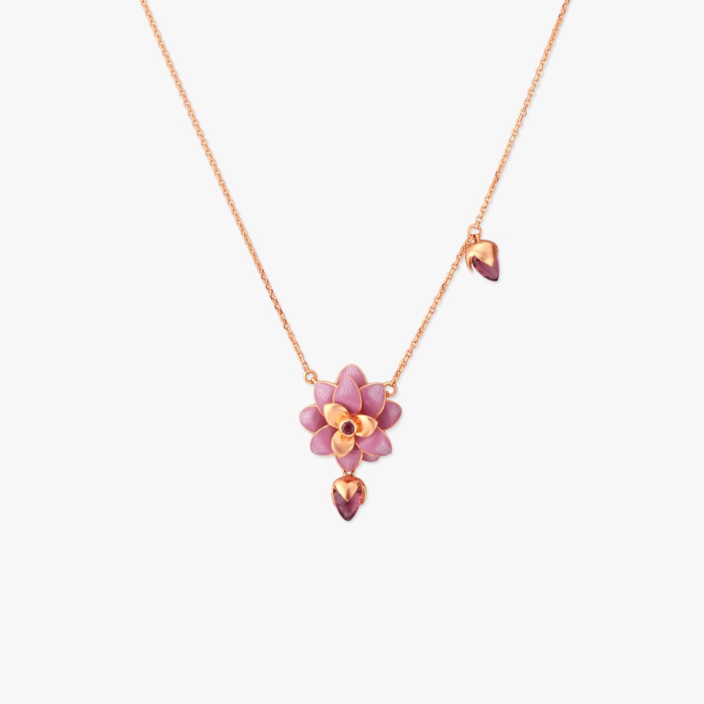 Blush Harmony Gold Pendant with Chain,,hi-res image number null