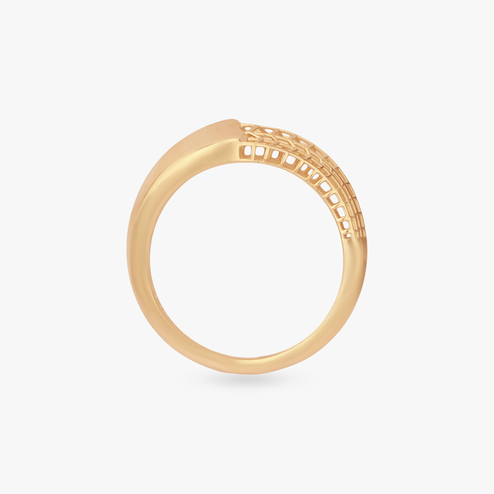 Lattice Drift Gold Ring,,hi-res image number null