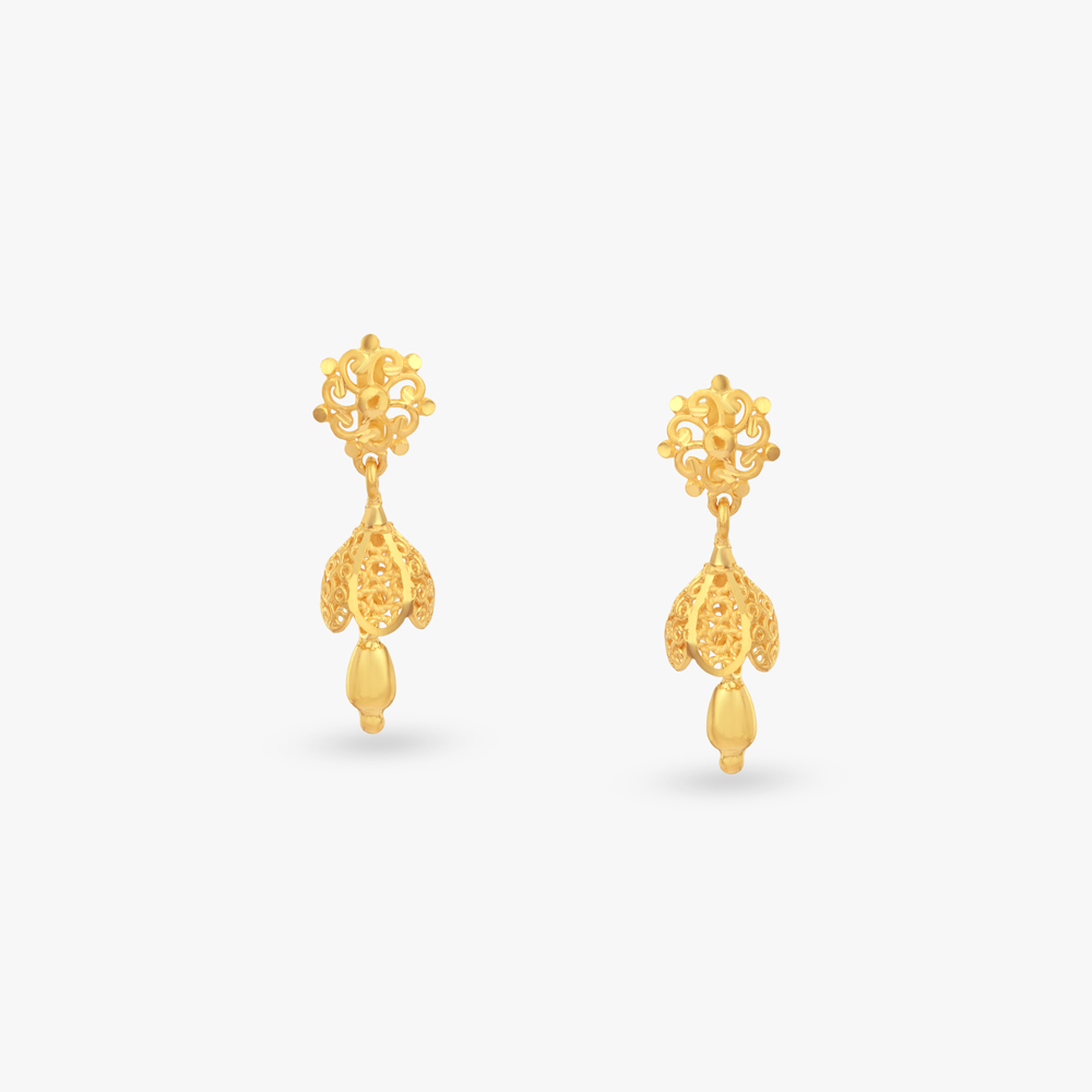 

Little Joy Gold Jhumka Earrings for Kids