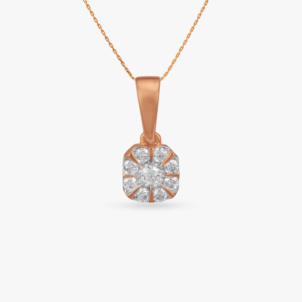 Bloom Crest Diamond Pendant,,hi-res image number null
